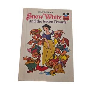 Disney Snow White Seven Dwarfs 1973 Random House Book Club Vintage 3rd Print